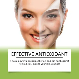 Detailed view of facial skin care antioxidant effect showcase, ideal for clear skin presentation.