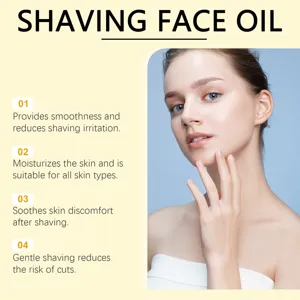Olio da barba multifunzionale e nutriente per il viso con ingredienti delicati per la cura.