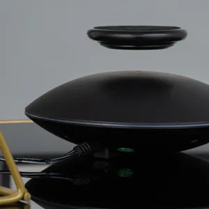 Magnetische Levitation Basis Display Ständer schwarze schwebende Plattform für Büro Dekoration