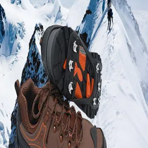 Ramponcini antiscivolo da ghiaccio per scarpe attrezzatura da alpinismo all'aperto