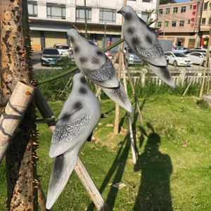 Simulation turtle dove ornament resin bird model for outdoor garden yard landscape decoration