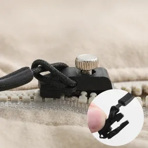 Universal metal zipper repair kit replacement puller head for backpack and jackets