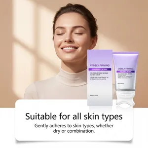Vista dettagliata della crema Gua Sha al retinolo, mostrando texture, tubo e luce soffusa.