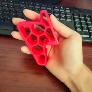 Cuña tope de ventana de panal rojo, limitador de puerta de plástico duradero para seguridad.