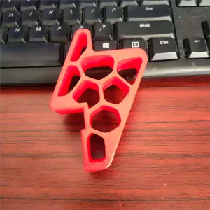 Bloqueador de ventana limitador seguridad hogar accesorio herraje plastico rojo
