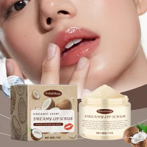 Exfoliante Labial de Coco Natural Tratamiento Labial Exfoliante E Hidratante Cuidado Nutritivo