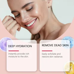 Mascarilla facial peel-off de colágeno vista detallada con hidratación profunda y exfoliación.