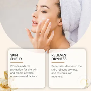 Moisturizing face cream provides skin barrier protection and deep hydration for dry face skin.
