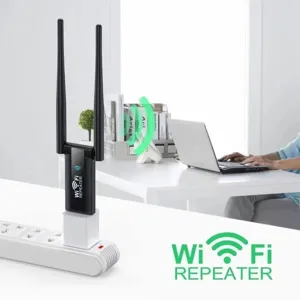 Wireless WiFi Signal Repeater 300Mbps Range Extender Network Booster for Home Router