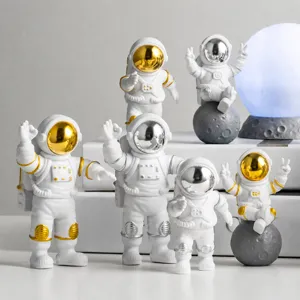 Astronauten Figur Kreative Raumfahrer Tischdekoration Harz Spielzeug Geschenk Deko