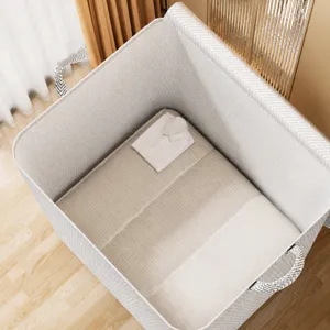 Grote stoffen kleding opbergdoos, opvouwbare thuis organizer mand voor beddengoed en kledingstukken.