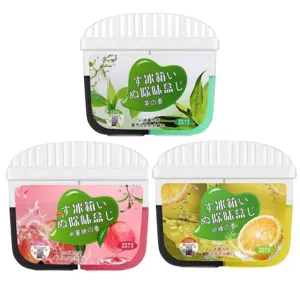 Refrigerator deodorizer box fridge odor absorber set 120g home fresh scent 3 pack