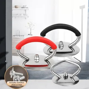 Bouton de Couvercle de Pot Universel Acier Inoxydable Silicone Résistant à la Chaleur Poignée de Rechange Ustensiles de Cuisine