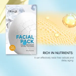 Mascarilla facial Hoygi limpieza de poros reafirmante cuidado de la piel con nutrientes.