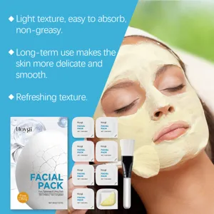 Hoygi mascarilla facial detalle vista mostrando un gran efecto tensor y poros refinados.