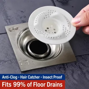 Japanese swirl floor drain cover hair catcher strainer filter for bathroom shower room.