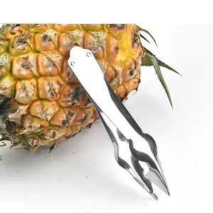 Strumento in acciaio inossidabile per rimuovere occhi di ananas pinza per frutta e verdura