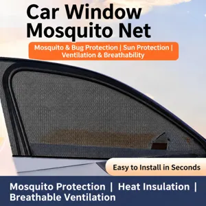 Autoraam Zonnescherm Net Muggenschutz Ademend Zonbescherming Auto Zijraam Afdekking Universele Auto Accessoires