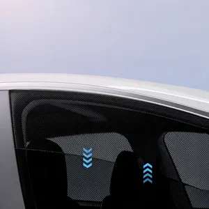 Auto raam zonnescherm mesh voor zonbescherming, warmte-isolatie en tegen muggen.