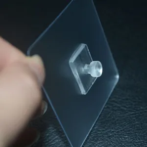 Gancho De Pared Adhesivo Transparente Sin Rastro Resistente Sin Perforación Gancho Adhesivo De Tornillo Para Hogar Oficina Baño Almacenamiento