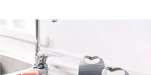 Silicone Faucet Splash Catcher Mat Sink Drain Pad Kitchen Sink Organizer Detail View