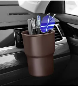 Car cup holder for air vent, multi-functional beverage drink organizer and storage mount.