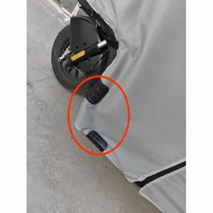 Tricycle rain canopy clip windproof curtain clamp fixed fastener for delivery cart cover parts