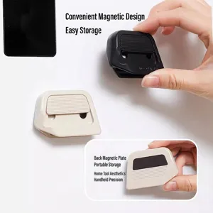 Cúter cerámico retráctil automático con base magnética para un almacenamiento cómodo