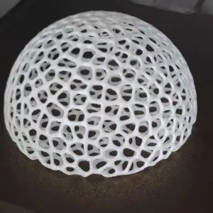 White hollow fish tank decoration cave mesh dome breeding hiding house for aquatic pets.