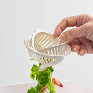 Kitchen sink strainer basket with one-click dumping design for easy food waste disposal