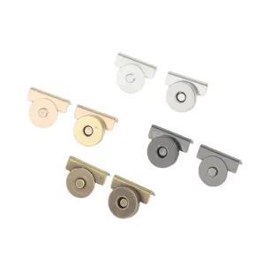 Magnetic bag clasps metal snap buttons purse closure hardware replacement DIY accessories.
