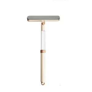 5-in-1 retractable window cleaner, glass scraping tool with long handle for home cleaning.