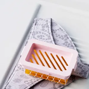 Multifunctional laundry soap foaming box with high-elastic mesh for easy hand-free washing