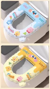 Cuscino per sedile WC impermeabile simpatico cartone animato universale morbido