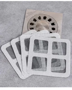 Filtro adesivo usa e getta per scarico pavimento acchiappa capelli bagno cucina