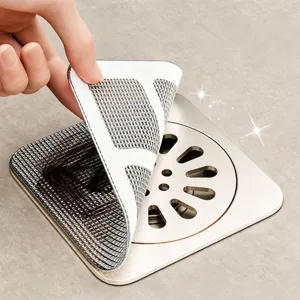 Adesivo per scarico doccia usa e getta raccogli capelli rete filtro per bagno cucina lavandino.
