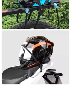 Multifunktionales Motorrad Helm Gepäckgummi, elastischer Spanngurt für sicheren Transport.