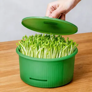 Scatola per Coltivazione Idroponica di Germogli di Soia in Plastica Vassoio per Semina Contenitore per Germinazione Vaso