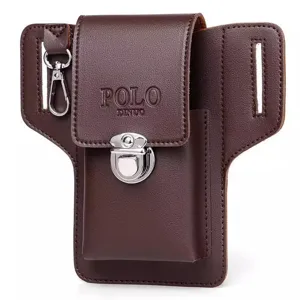 Echtes Leder Gürteltasche Für Herren Multifunktional Handy Tasche Gürtelschlaufe Hüfttasche Freizeit Reise