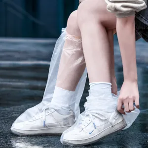Copriscarpe usa e getta impermeabili per pioggia, copristivali spessi resistenti per adulti.
