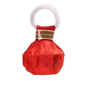 Hand thrown streamer party popper celebration ribbon ring wedding decoration prop festive atmosphere.