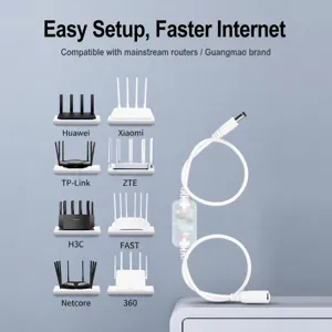 Router Zeitschaltuhr Neustart Kabel, intelligenter Stromausfall Reset Schalter für WiFi Modem.