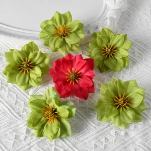 Teste di fiori artificiali per accessori per capelli fai-da-te, decorazioni nuziali e corsage.