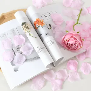 Pétales de roses artificiels en vrac pour demande en mariage fête mariage décoration rose