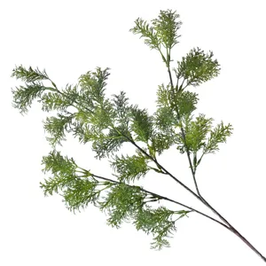 Fausse branche de fougère artificielle verdure pour décoration de mariage composition.