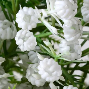 Witte kunstmatige gipskruid hoge tak neppe bloem voor thuis bruiloft hotel decor hoofdaanzicht