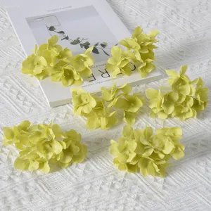 DIY artificial hydrangea flower heads for hair accessories, Hanfu matching, and home decor.