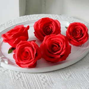Artificial Silk Rose Flower Heads Bulk Fake Flowers For Wedding Arch Party Home Decor Floral Arrangement Crafts