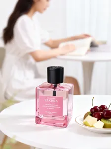500ml Sakura Duftdiffusor langlebiger Glasflakon Raumduft fuer Wohnzimmer Heimdekoration