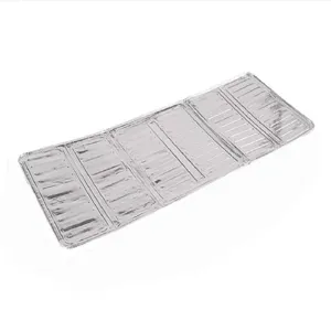 Panel antisalpicaduras de aceite para estufa de gas de papel de aluminio plegable